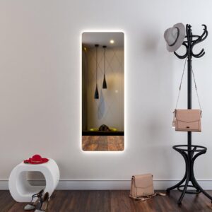 LEILA 500x1400 Viso ūgio veidrodis / LED apšvietimas iš galo / Foninis apšvietimas