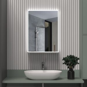 LULA SMART 600x800mm Stačiakampis veidrodis / LED apšvietimas iš priekio ir galo